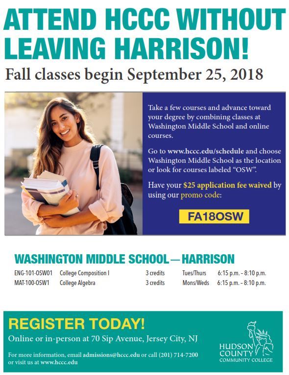 HCCC Fall Classes 2018