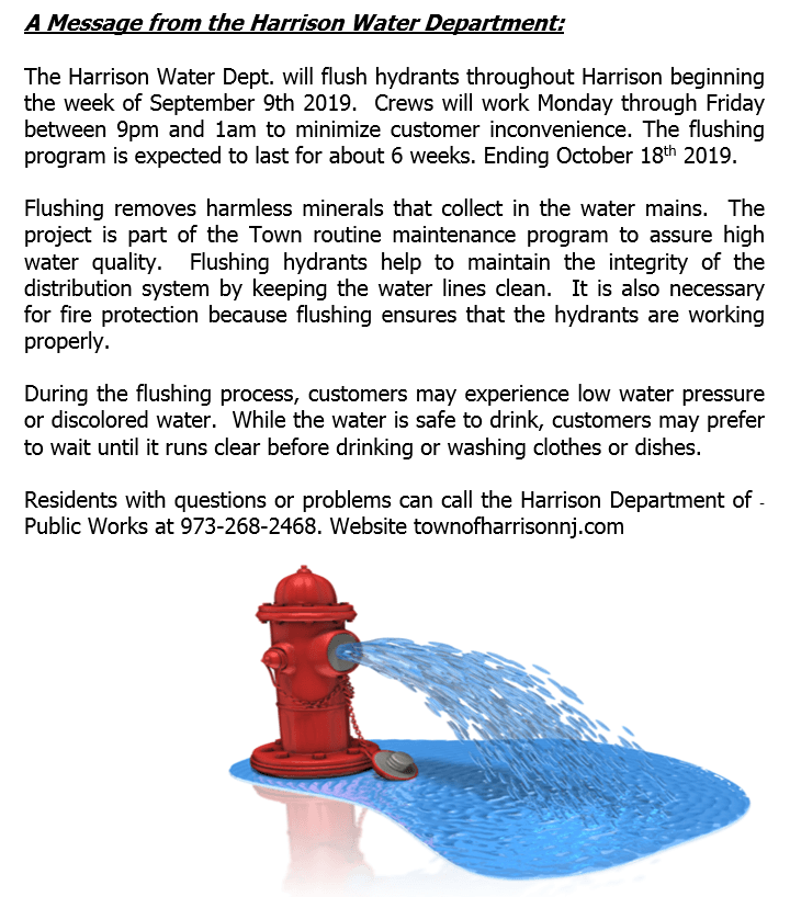 dwp hydrant flushing