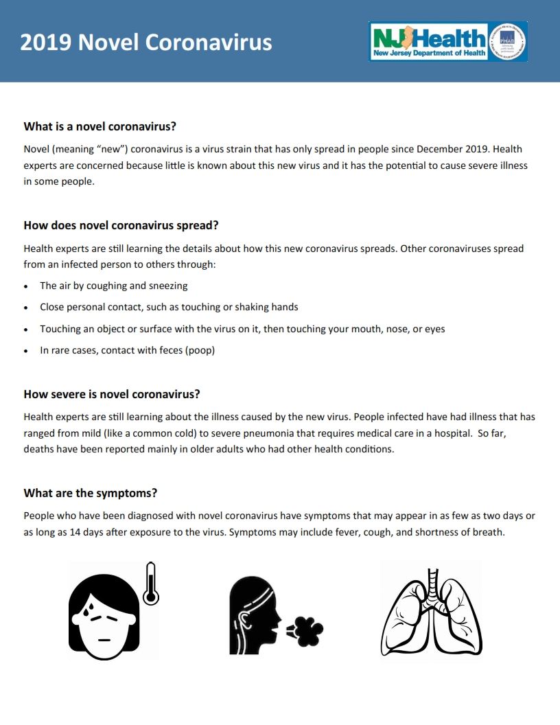 Coronavirus Information Sheet_001